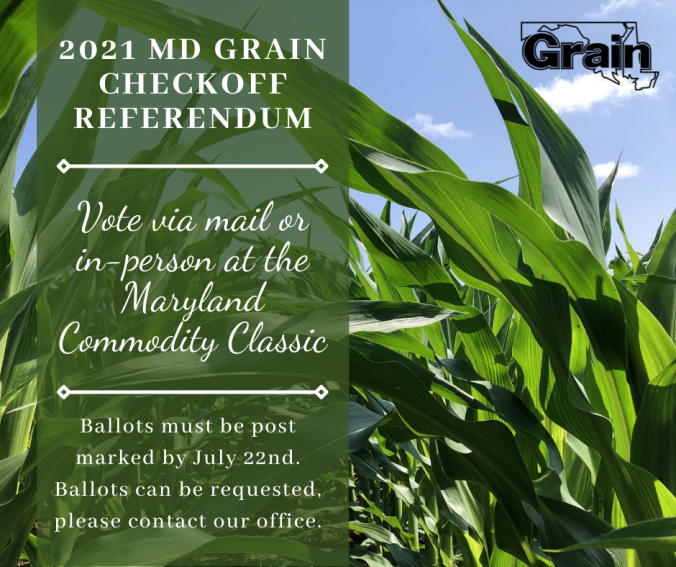 2021 Maryland Grain Checkoff Referendum – Maryland Grain Producers