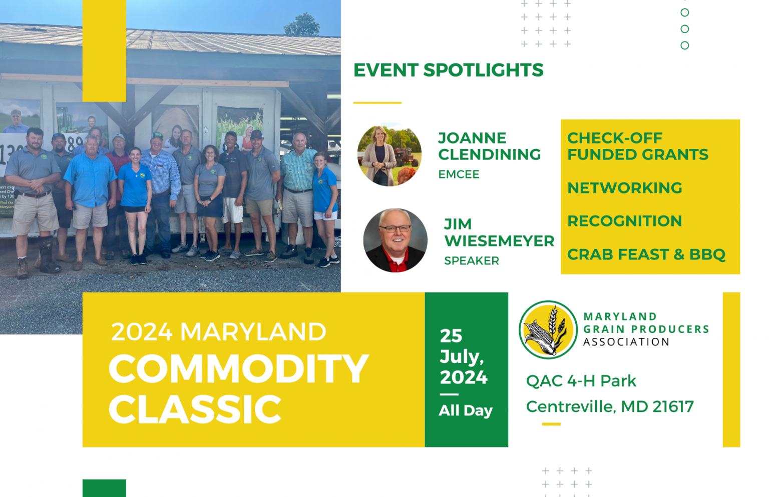 Registration Now Open 2024 Maryland Commodity Classic Maryland Grain Producers